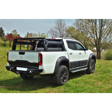 Mercedes X-Class 2017 Uyumlu Yedek Parça Çadır Altı Taşıma Roll Bar AQM4WD S75