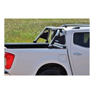 Mercedes X Class 2017+ Uyumlu Yedek Parça (Double Plus Chrome) Poliüretan Krom Roll Bar AQM4WD PRB01