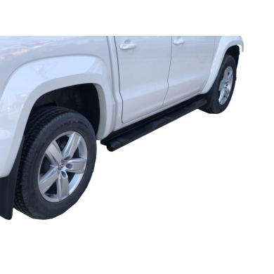 Volkswagen Amarok 2010-2017 Uyumlu Yedek Parça Off Road Yan Basamak (Dragos Plus) Siyah AQM4WD PTT02