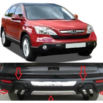 Honda Crv 2007-2009 Ön ve Arka Tampon Koruma