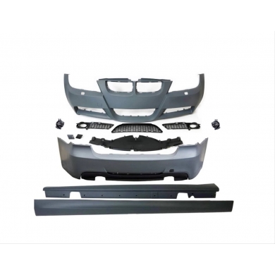 Bmw 3 Serisi E90 2005-2008 İçin Uyumlu Yedek Parça M-Tech Body Kit Makyajsız Sis Dahil