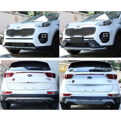 Kia Sportage 2015-2018 Uyumlu Yedek Parça Ön ve Arka Difüzör