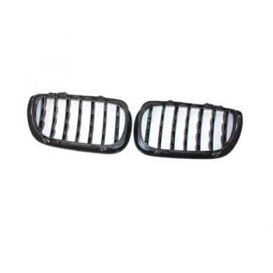 Bmw 3 Serisi 2002-2004 E46 İçin Uyumlu Yedek Parça Diamond Panjur (Böbrek) Piano Black Çerçeve