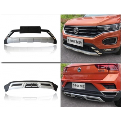 Volkswagen T-Roc 2018+ Uyumlu Yedek Parça Ön ve Arka Difüzör