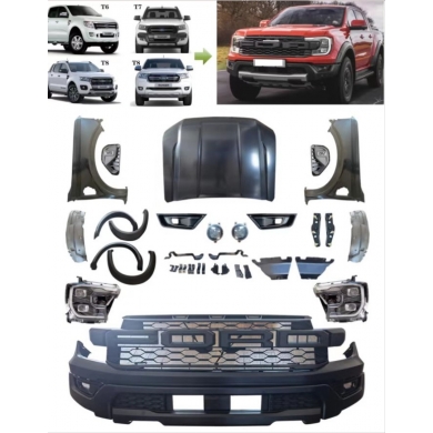 Ford Ranger  Uyumlu Yedek Parça 2012-2021  İçin 2022 Raptor Görünüm Facelift Body Kit