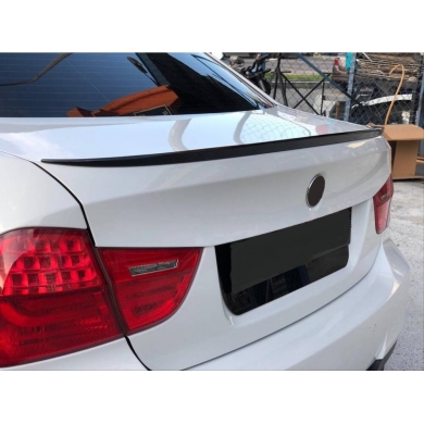 Bmw 3 Serisi E90 2005-2012 Uyumlu Yedek Parça MP Spoiler - Piano Black (Parlak Siyah)