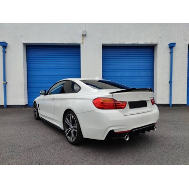 Bmw 4 Serisi (2013-2019) F32 (2 Kapı) İçin Uyumlu M4 Spoiler- Piano Black (Parlak Siyah)