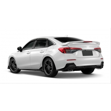 Honda Civic Uyumlu Yedek Parça FE1 2022 İçin Uyumlu Aero Spoiler- Piano Black (Parlak Siyah)