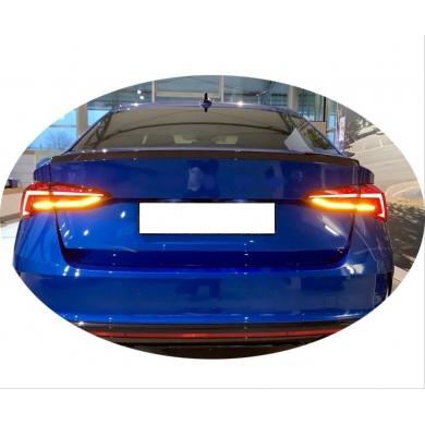 Skoda Octavia Uyumlu Yedek Parça 2021+ Hybrid Spoiler  (Piano Black)