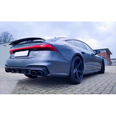Audi A7 2018-2021 İçin Uyumlu Yedek Parça S7 Difüzör Ve Egzoz Seti  (S-Line Donanım İçin)