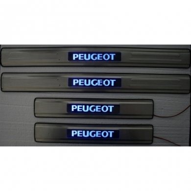 Peugeot Işıklı Kapı Eşiği
