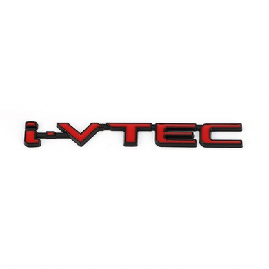 i-Vtec Çamurluk ve Bagaj Logosu Siyah-Kırmızı