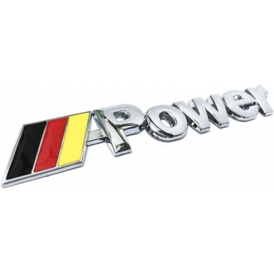 Bmw Uyumlu Yedek Parça Almanya Power Bagaj Logosu Krom