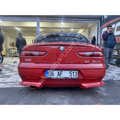 Alfa Romeo 156 İnce Bagaj Spoiler Boyasız