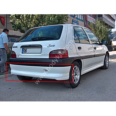 Citroen Uyumlu Yedek Parça Saxo Arka Tampon Eki