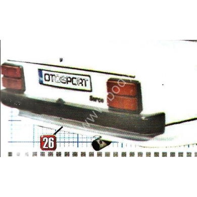 Fiat 124 Uyumlu Yedek Parça Serçe Arka Tampon Eki