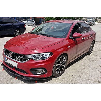 Fiat Egea Uyumlu Yedek Parça Ön Lip - Plastik