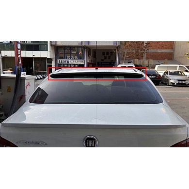 Fiat Egea Uyumlu Yedek Parça Cam Üstü Spoiler