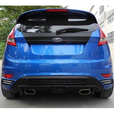 Ford Fiesta 2008+ Uyumlu Yedek Parça  Izgaraları Parlak Siyah Difüzör Plastik
