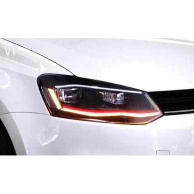 Volkswagen Polo AW1 2017-2021 Uyumlu Yedek Parça GTI Far Kırmızı