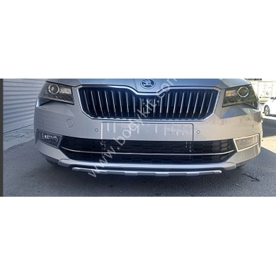 Skoda Süper B Uyumlu Yedek Parça Ön Koruma- Plastik