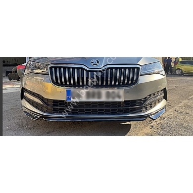 Skoda Süper B 2019-2022 Uyumlu Yedek Parça Ön Tampon Eki 