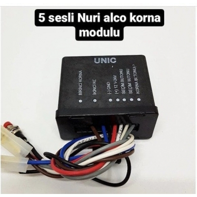 Unic Nuri Alço Korna Modülü Butonlu