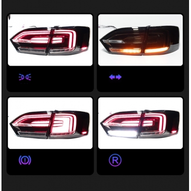 Volkswagen Jetta Uyumlu Yedek Parça 2012-2015 Smoke Led Stop