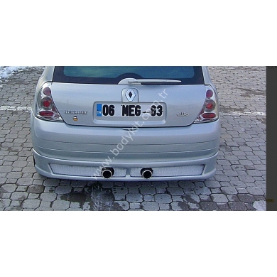 Renault Clio 2 Uyumlu Yedek Parça Hb Arka Tampon Eki