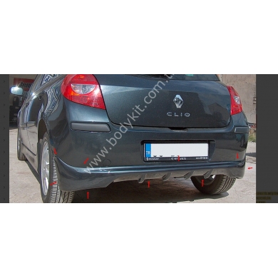 Renault Clio 3 Arka Tampon Eki