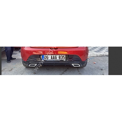 Renault  Clio 4 Uyumlu Yedek Parça Arka Tampon Eki