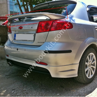 Chevrolet Lacetti HB Cam Altı Spoiler