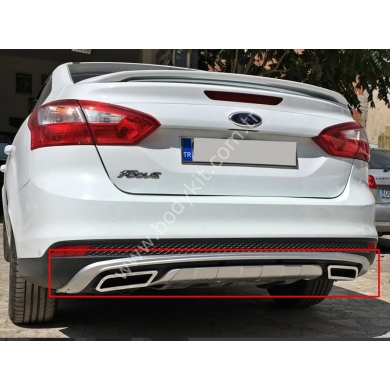 Ford Focus 3  Uyumlu yedek Parça  Sedan Difüzör Plastik