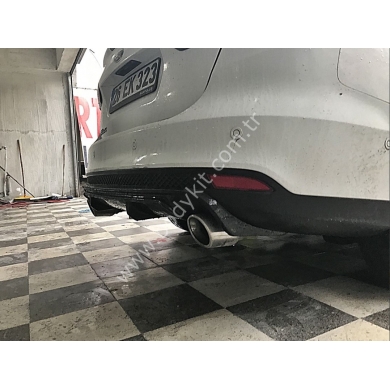 Ford Focus 3  Uyumlu yedek Parça Sedan Difüzör Plastik
