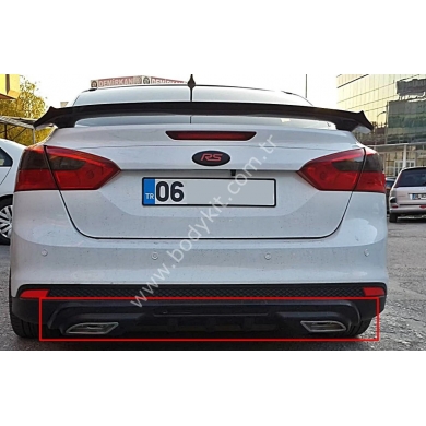 Ford Focus 3 Uyumlu Yedek Parça Sedan Difüzör Plastik