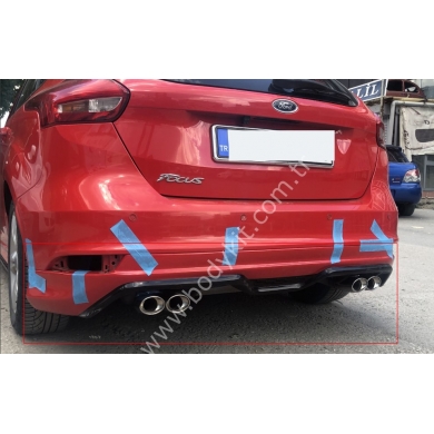 Ford Focus 3.5  Uyumlu Yedek Parça HB Arka Tampon Eki