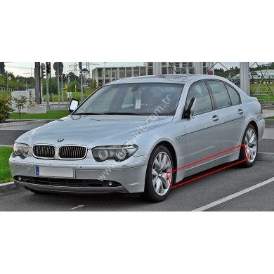 BMW E65 (2002-2008) Uyumlu Yedek Parça Long (Uzun) Marşpiyel