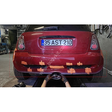 Mini Cooper S R50 Uyumlu Yedek Parça Arka Tampon