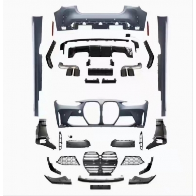 BMW 4 Serisi G22 M4 Uyumlu Yedek Parça Body Kit (Ön Arka Tampon Marşpiyel Panjur - Egzoz Set) 2 Kapı