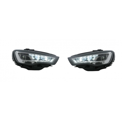 Audi A3 2013-2016 İçin Uyumlu  Yedek Parça Led Far ( Halojen Far İçin)