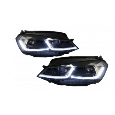 Volkswagen Golf 7.5 İçin Uyumlu Yedek Parça  J Far Silver Full Led
