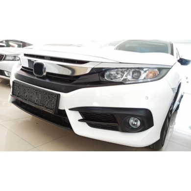 Honda Civic FC5 Uyumlu Yedek Parça 2016-2020 İçin Uyumlu Ön Sisi Orta Çita Piano Black