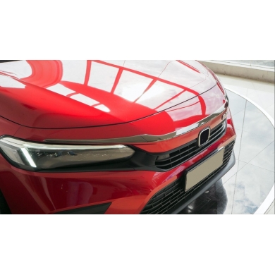Honda Civic FE1 Uyumlu Yedek Parça 2022 İçin Uyumlu Panjur Üst Trim - Piano Black