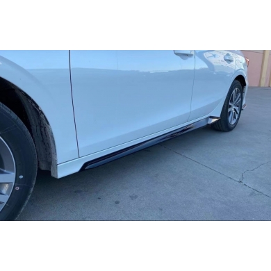 Honda Civic FE1 Uyumlu Yedek Parça 2022 İçin Uyumlu Aero Marşpiyel- Piano Black
