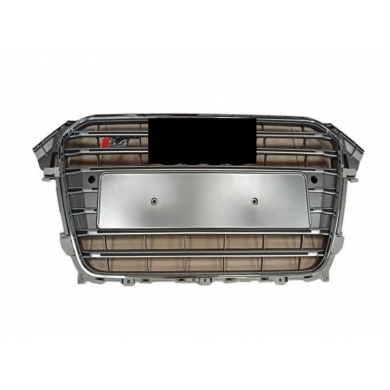 Audi A4 2012-2015 İçin Uyumlu Yedek Parça S4 Panjur - Gri