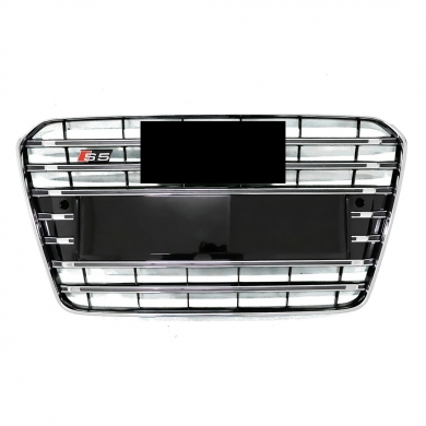 Audi A5 S5 2012-2016 Uyumlu Yedek Parça Panjur Siyah Krom