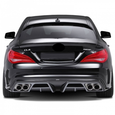 Mercedes W117 CLA Serisi Uyumlu Yedek Parça AMG Piecha Difüzör (Plastik)