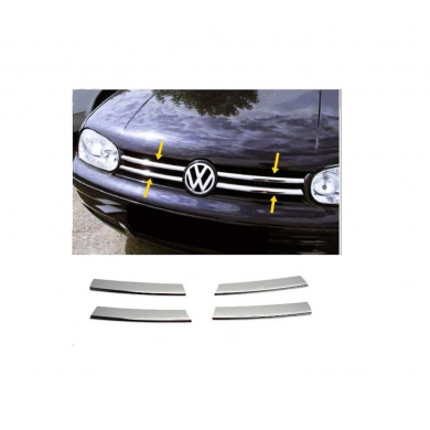 Volkswagen Golf 4 Uyumlu Yedek Parça Ön Panjur Krom
