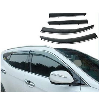 Hyundai Santa Fe 2013-2018 Uyumlu Yedek Parça Kromlu Cam Rüzgarlığı