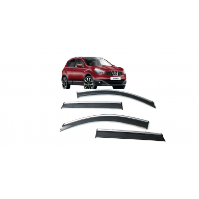 Nissan Qashqai 2006-2013 Uyumlu Yedek Parça Kromlu Cam Rüzgarlığı